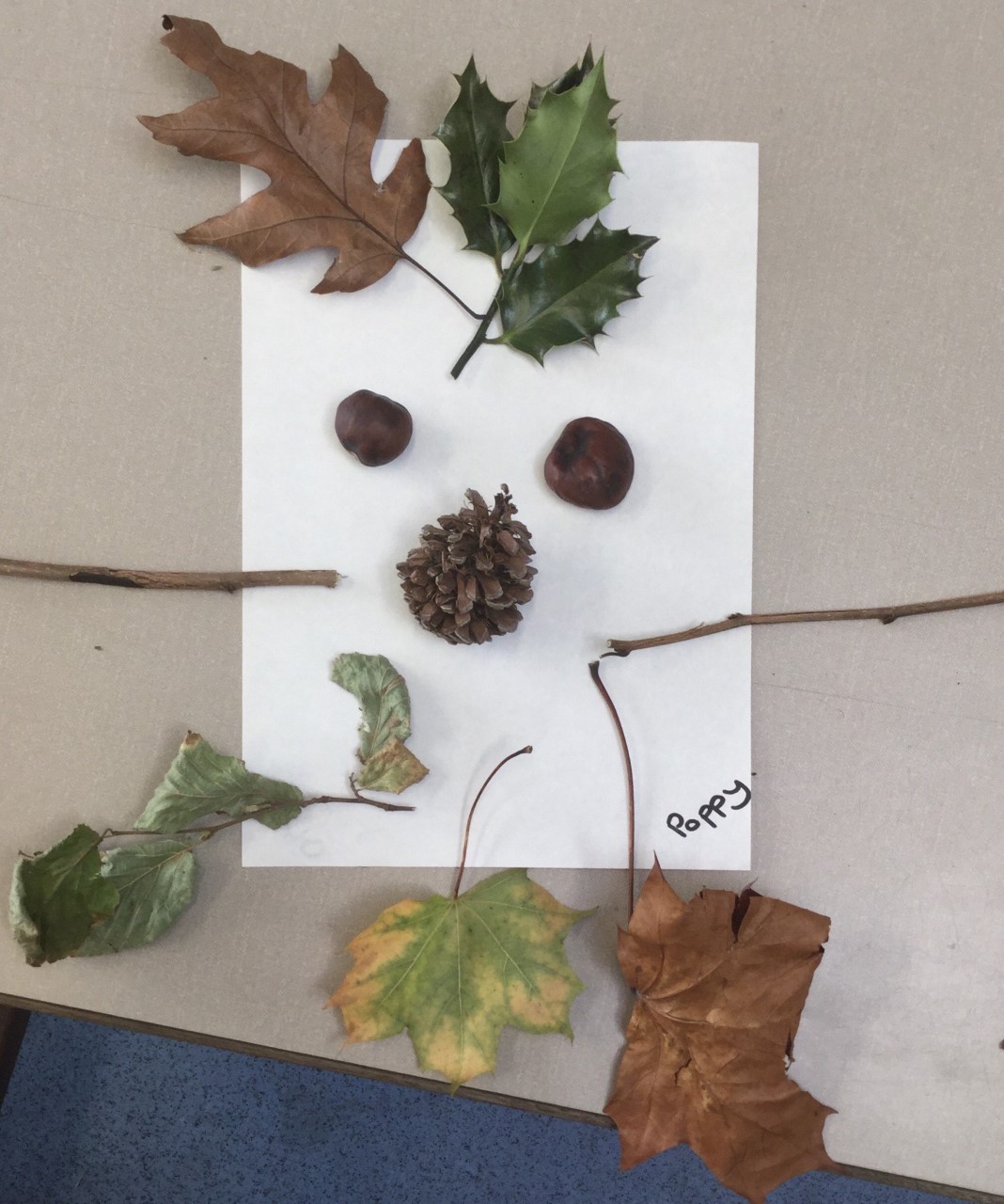 Rowan Class | Beautiful 'Leaf Man' Art - Grange Primary School